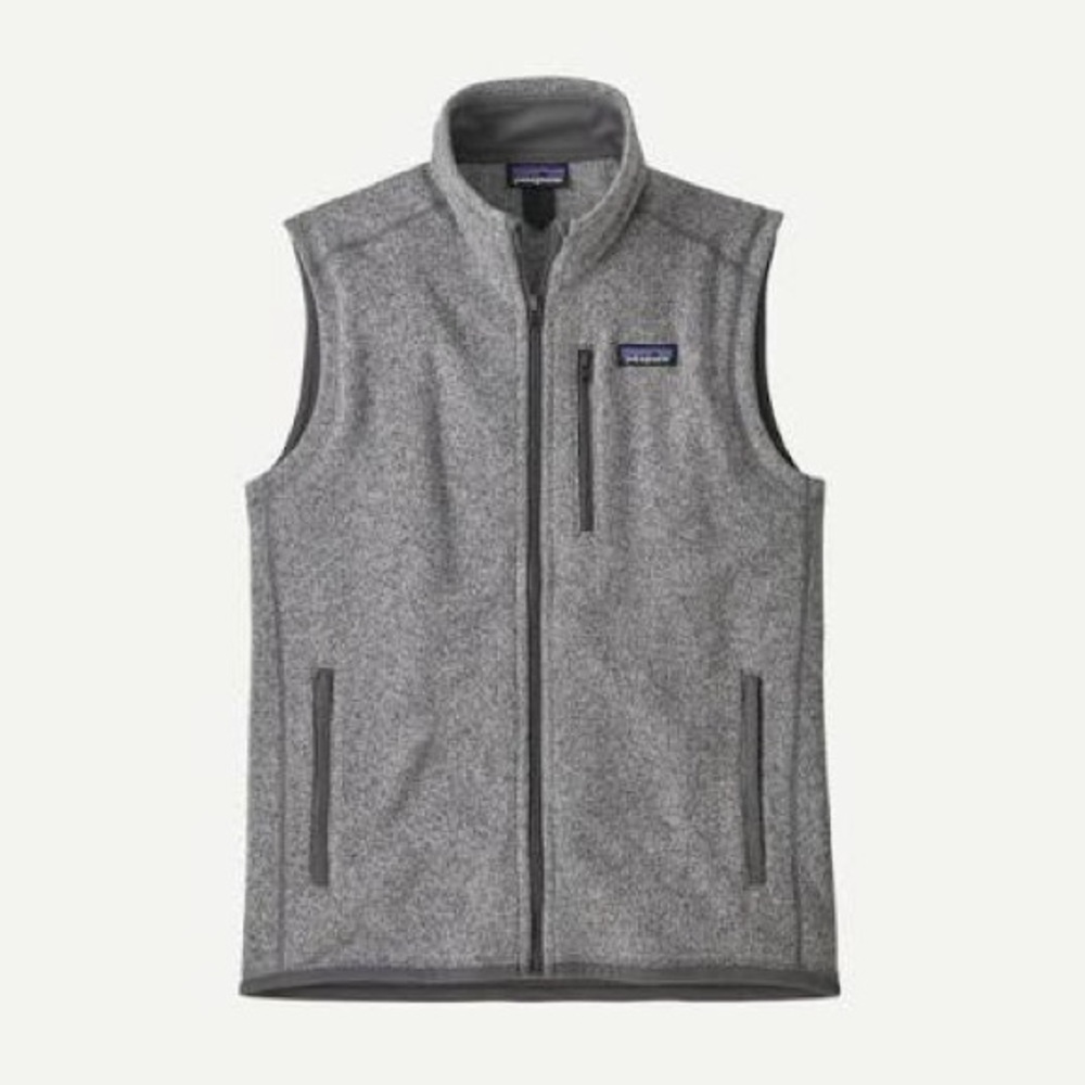 Patagonia Heather Gray Sleeveless Fleece